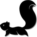 MobiCR Squirrel Vinyl Decal Sticker for Car, Laptop, Truck, 5.5 x 5.5 inches, Premium 6-Year Outdoor Grade