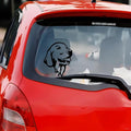 MobiCR Black Dog Car Sticker, 5.9 Inch Vehicle Window Bumper Decoration